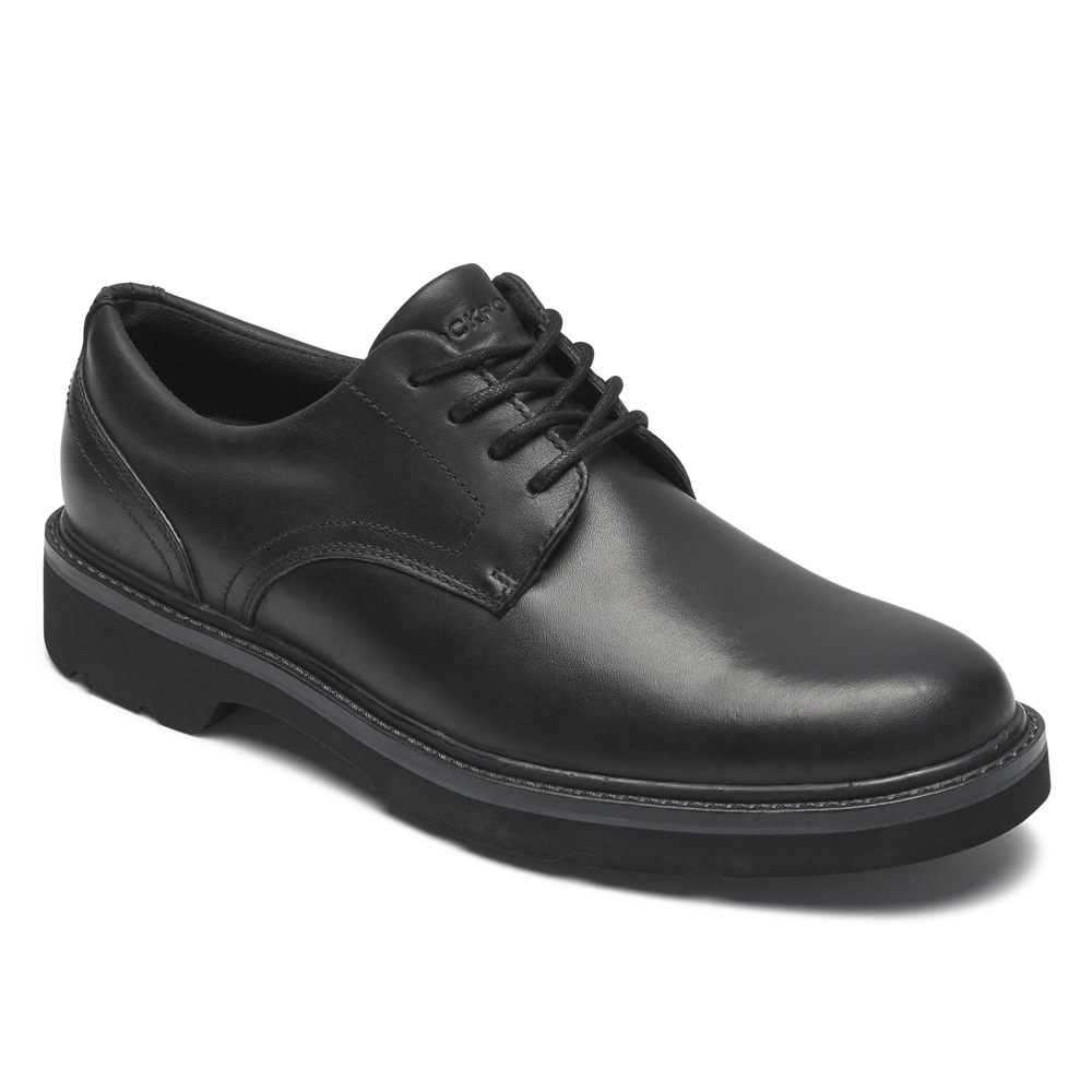 Oxfords Rockport Hombre Mexico - Charlee Waterproof Plain Toe Negros - NBLOR4973